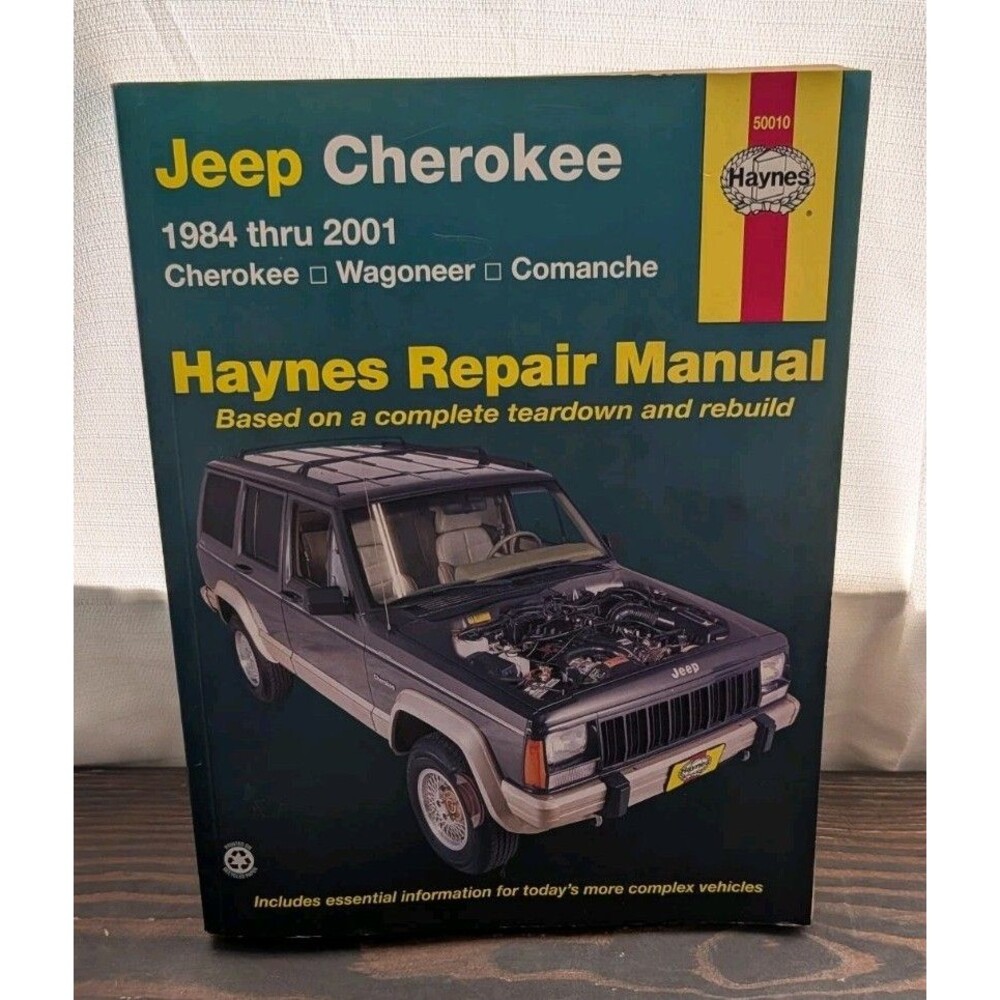 Haynes Repair Manual #50010 1984 Thru 2001 Jeep Cherokee/Wagoneer/Comanche